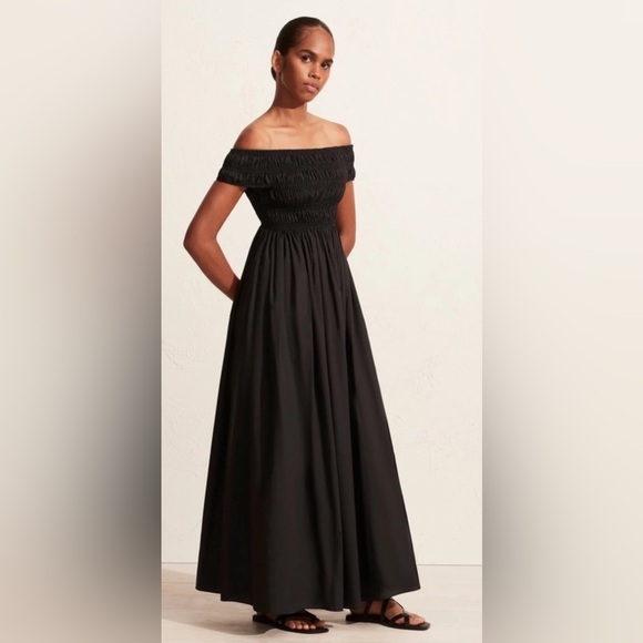 Shirred Off The Shoulder Dress Matteau - from Goop - Picture 6 of 10